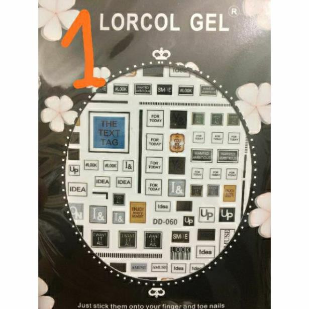 Sticker dán móng tay siêu đẹp, siêu độc