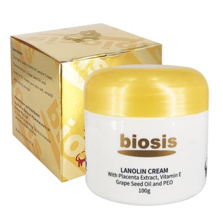 Kem Mỡ Cừu Dưỡng Da Biosis Lanolin Cream của Úc Hộp 100gram