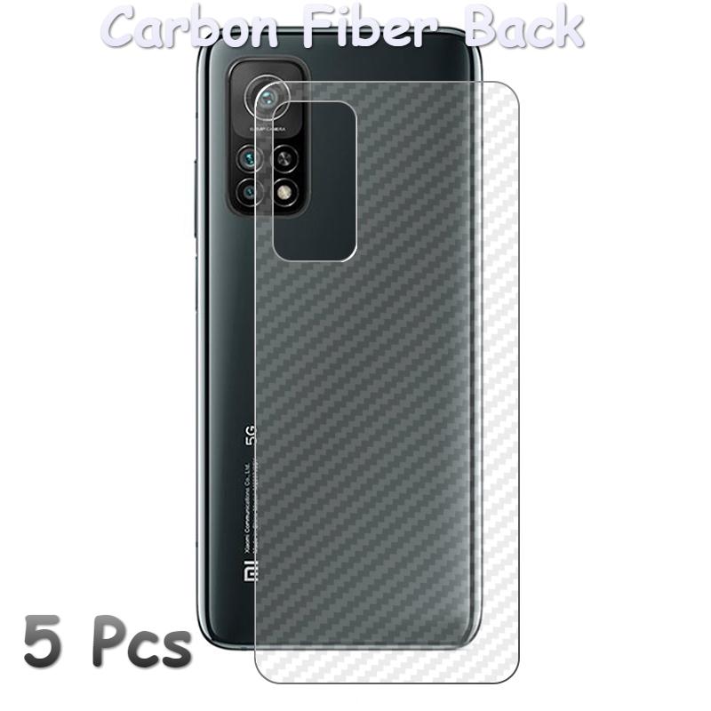 Phim Dán Sợi Carbon 3D Cho Xiaomi Poco F3 M3 X3 Pro Redmi Note 10S 9 9S Pro Max 9T 9A 9C Mi 10T 9T K20 Pro