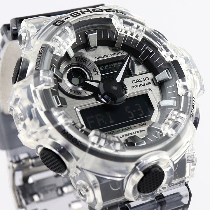 Đồng hồ thể thao nam nữ G-Shock GA-700SK-1A Full phụ kiện