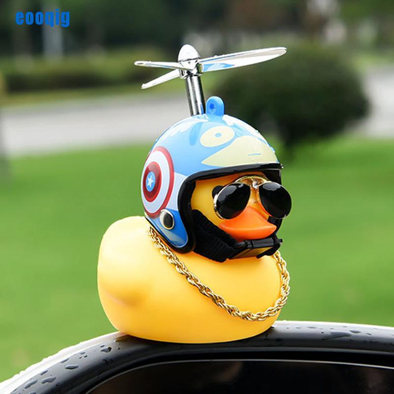 Wind-breaking Wave-breaking Duck Car furnishings helmet-mounted yellow duck