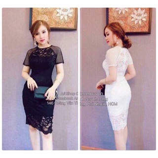 Đầm body ren dự tiệc from đẹp