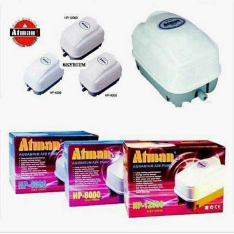 Máy Sủi Oxy ATMAN AIR PUMP HB4000,8000,12000