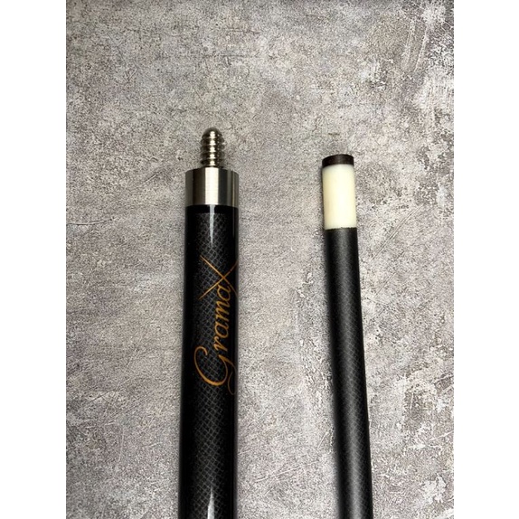 Cơ, Gậy Bida Gramax 2 Mạ Cacbon tay cầm đường kính vừa phải. Đánh chắc tay, không cong vênh - gomhang.vn