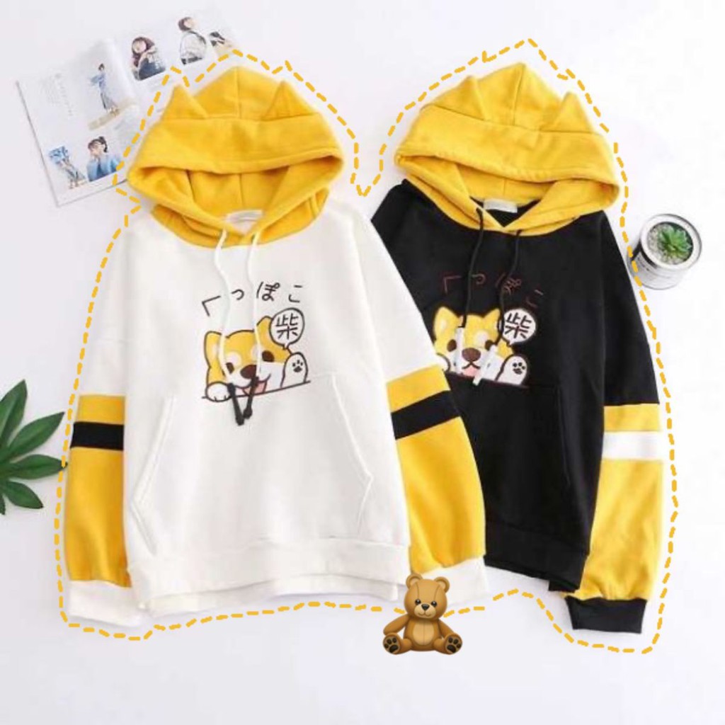 Áo khoác hoodie ❤️FREESHIP❤️ Áo hoodie nỉ unisex cho nam và nữ Freesize Mèo Kute - KN1