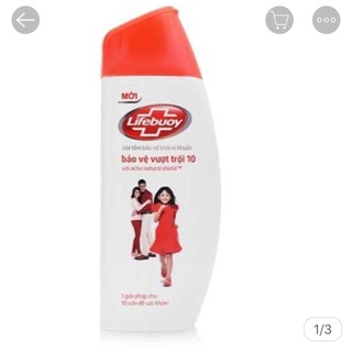 Sữa tắm Lifebuoy Bảo vệ vượt trội 10 350gr