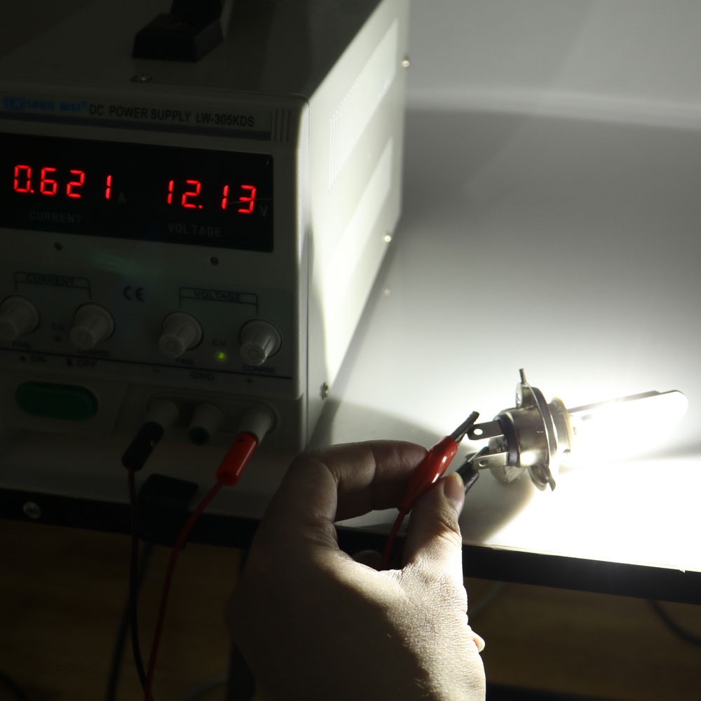 Bóng đèn pha LED LYMOYO H4 BA20D ánh sáng trắng siêu sáng rọi được qua sương mù cho xe máy/xe scooter