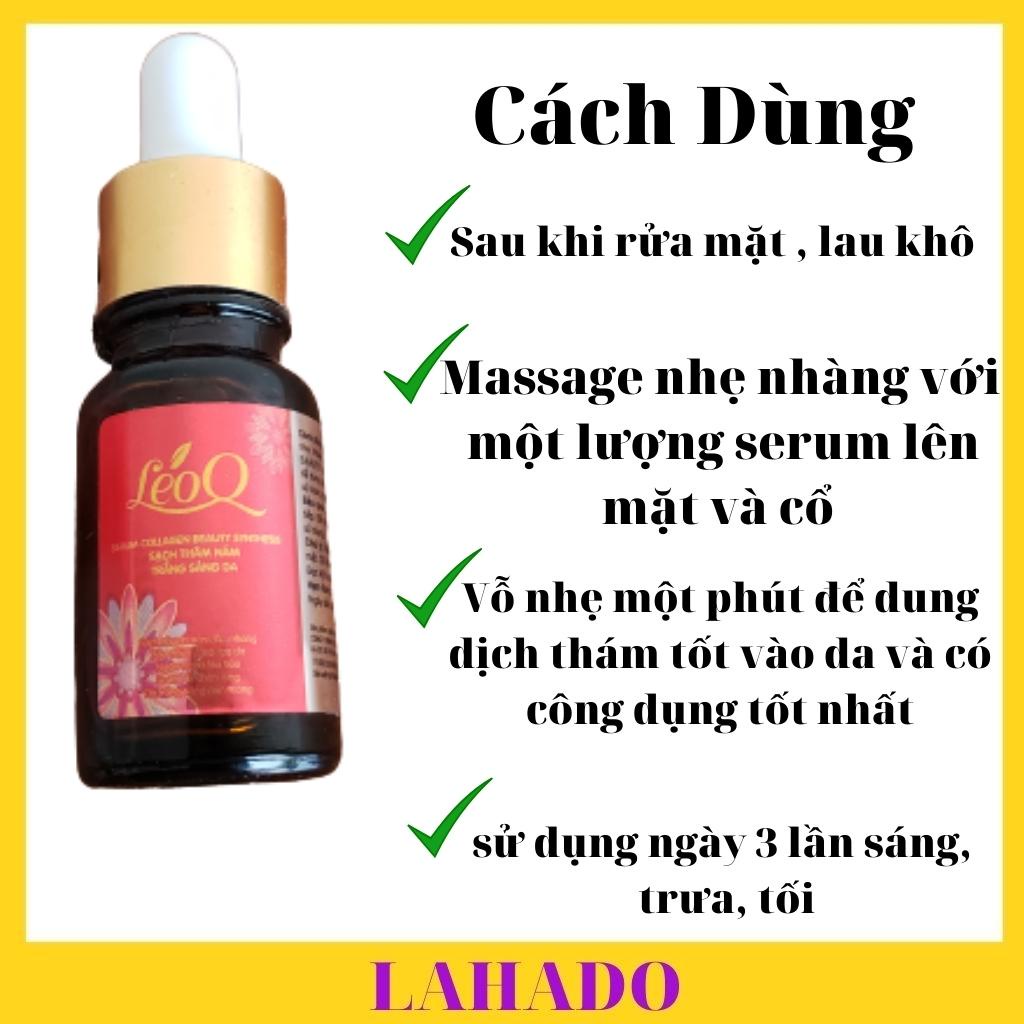 Serum giảm thâm nám Dưỡng Trắng Da Colagen LeoQ 10ml: