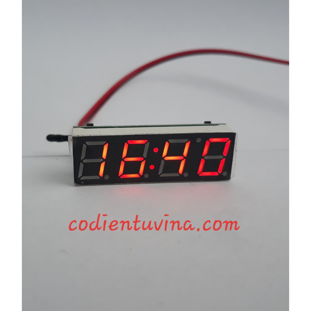 Đồng hồ led và nhiệt độ cho xe hơi