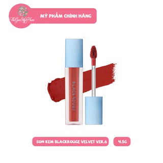 #Ver6 Son Kem Black Rouge Color Blooming On Your Lips Nắp Xanh Biển
