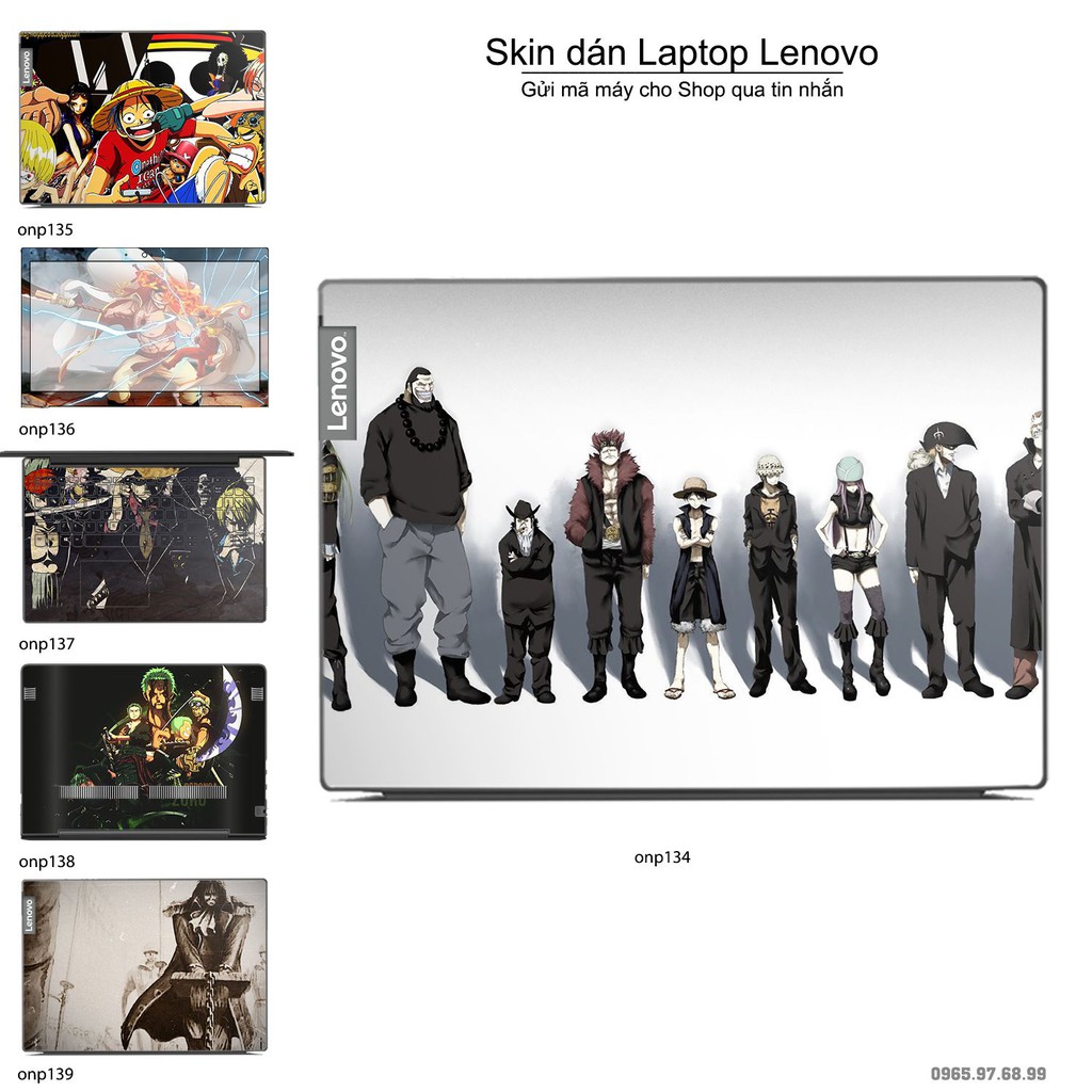 Skin dán Laptop Lenovo in hình One Piece _nhiều mẫu 16 (inbox mã máy cho Shop)