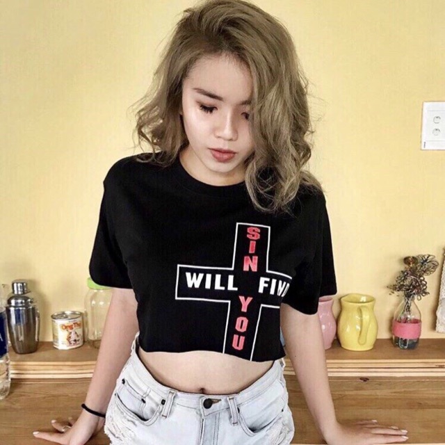 Combo 7 áo thun croptop