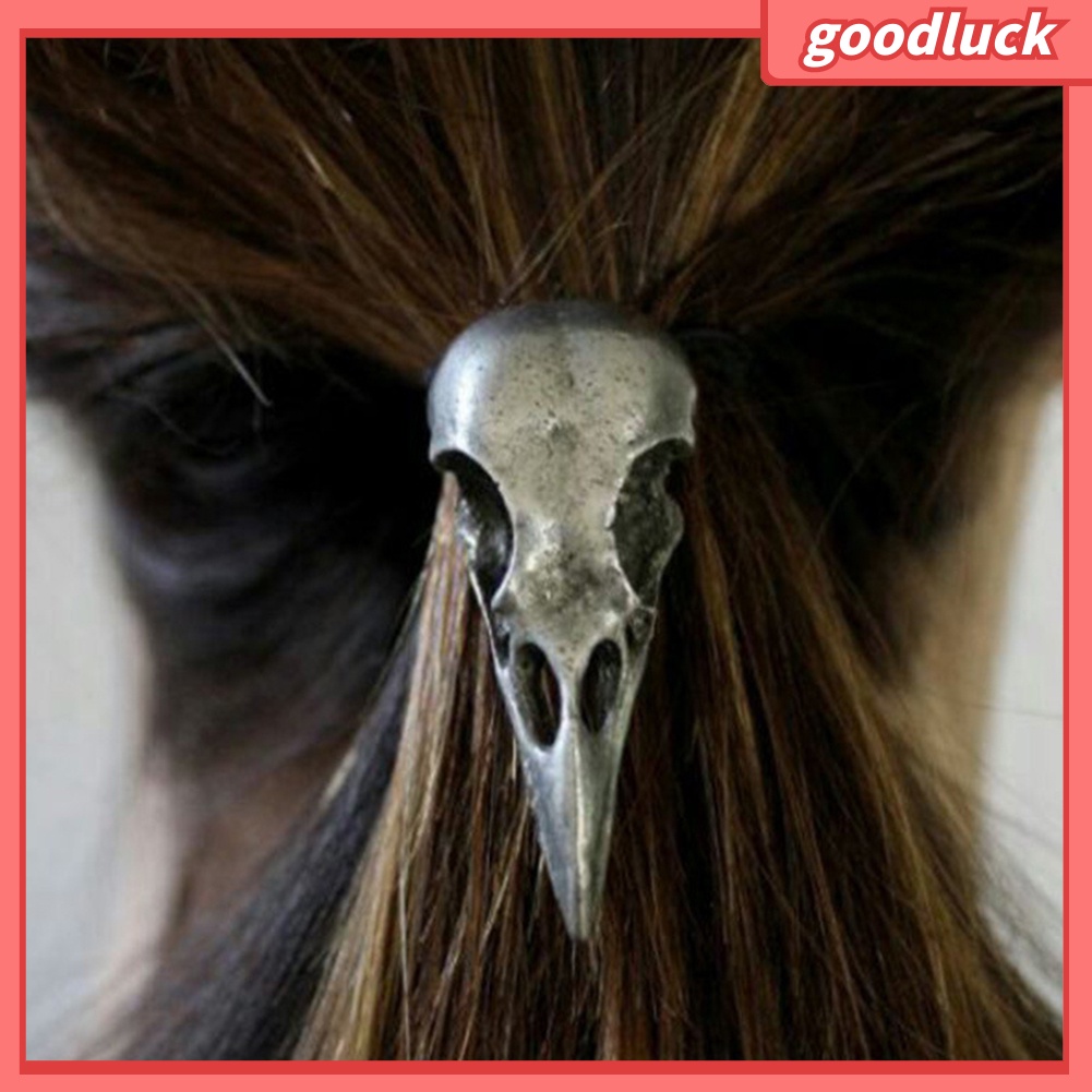 Dây Buộc Tóc Co Giãn Hình Đầu Lâu Halloween Cho Nữ