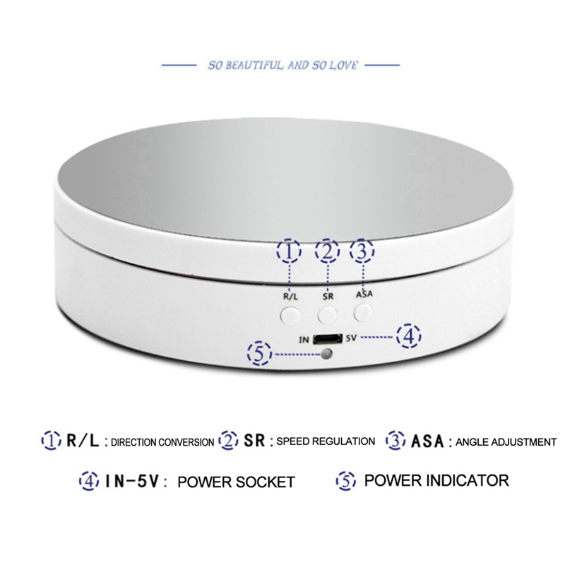 Đế Xoay Tròn 360 Độ Trưng Bày Phông Nền Chụp Ảnh Studio Mới