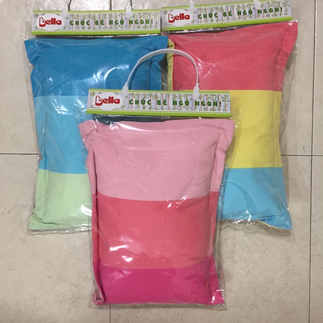 gối vỏ đậu cho bé