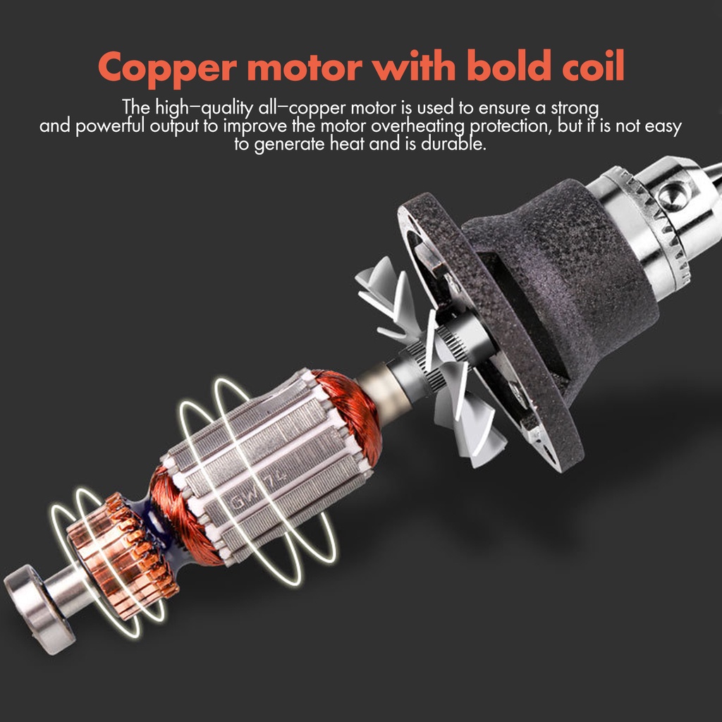 Máy mài khuôn thẳng 500w - Máy mài cầm tay mài khuôn mài khắc đa năng nhỏ gọn,tốc độ 35000 vòng+Tặng kèm 2 chổi than