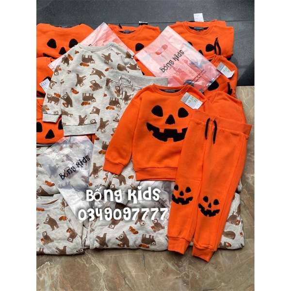 Bộ Nỉ Bé Trai In Hình PR