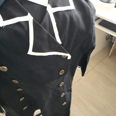 Váy len cổ vest dài váy 84-87cm