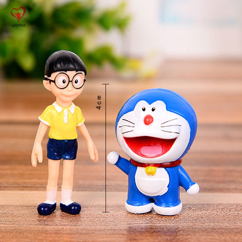 NOBITA NOBI Bộ Sưu Tập Búp Bê Nhân Vật Doraemon (5 Cái)