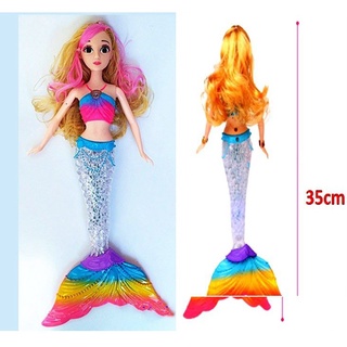 Búp Bê Nàng Tiên Cá Phát Sáng Phát Nhạc Cho Bé