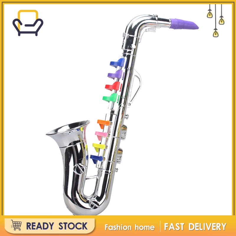 Đồ Chơi Kèn Saxophone 8 Nốt Bằng ABS Và Kim Loại Mini Cho Bé Mẫu Giáo 3 Tuổi