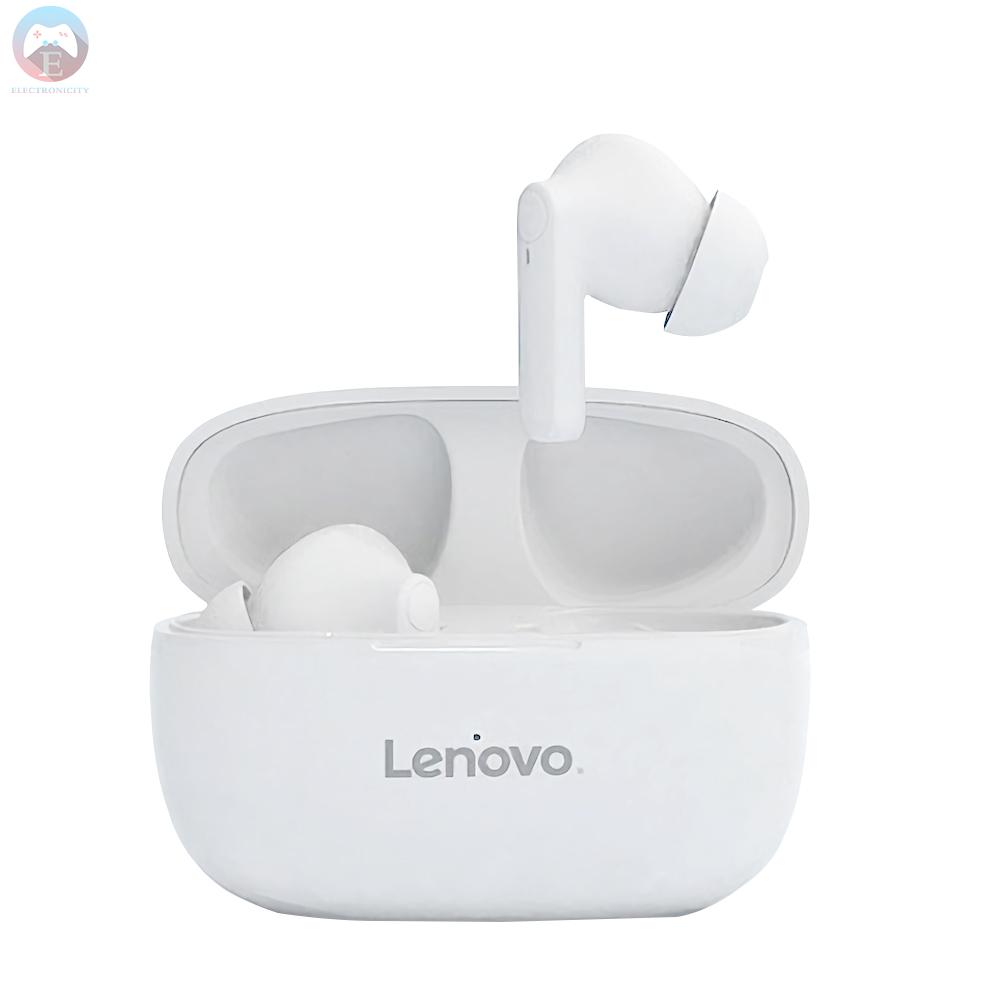 Ê Lenovo HT05 TWS BT5.0 Wireless Earphones In-Ear Earbuds with Smart Touch Control/IPX5 Waterproof/Noise Reduction/Binaural HD Call/3.7g Lightweight Headset Compatible with Andriod iOS BT Phones