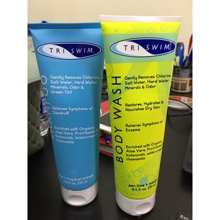 Combo 2 chai dầu gội + sữa tắm Triswim_lyly