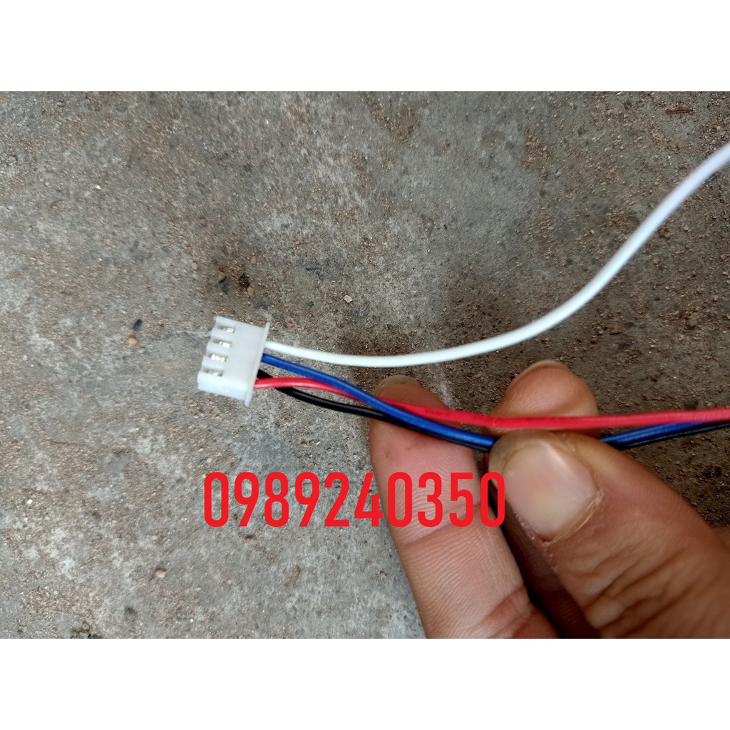 Mô tơ quạt tủ lạnh 12V 4 dây (vuông 12,5 x 12,5cm)