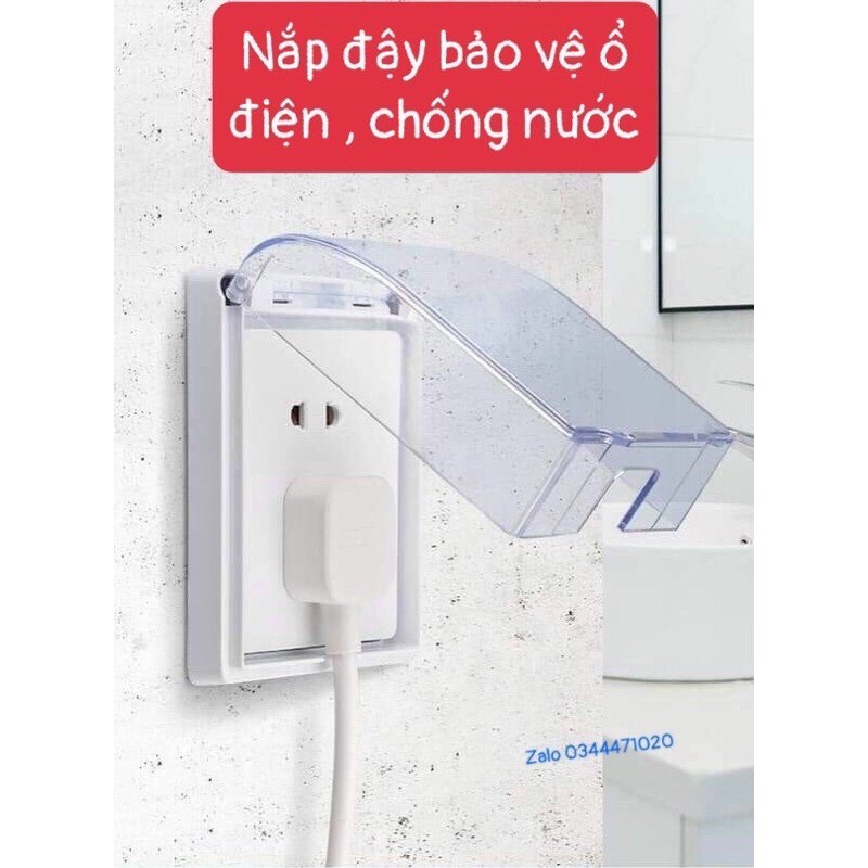 Nắp đậy bảo vệ ổ điện, chống nước ( có quà tặng )