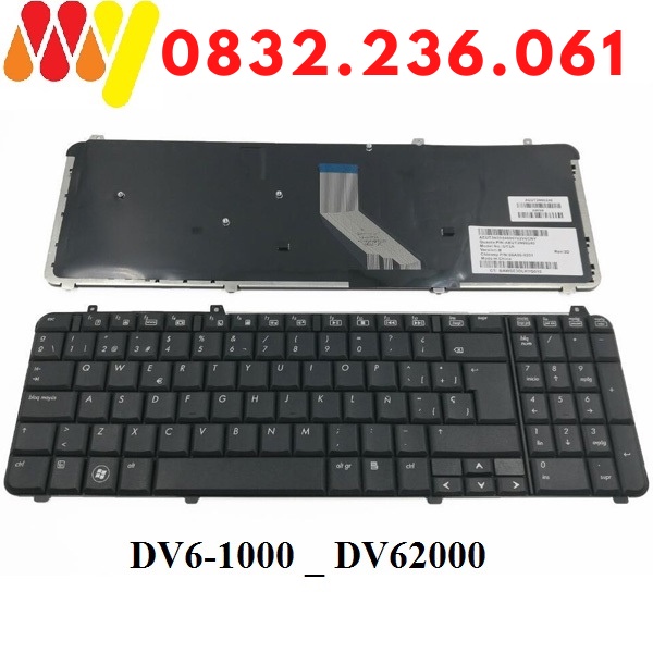 Bàn phím Laptop HP Pavilion DV6 DV6-1000 DV6-2000 DV6T DV6Z DV6-1030 DV6-1038 DV6- 1300 DV6-2173
