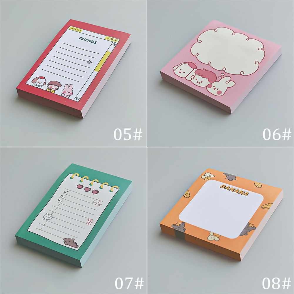 Set 50 tờ giấy ghi chú họa tiết dễ thương tiện dụng