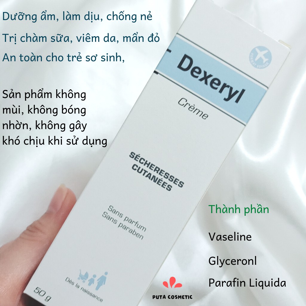 Dexeryl 50g - Kem dưỡng da trị nẻ, chàm sữa
