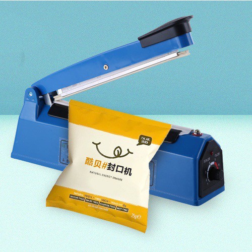 Máy hàn miệng túi dập tay để dán miệng túi bằng nhiệt bảo quản thực phẩm nhanh, không kén túi - CÔNG NGHỆ ĐỨC TÍN