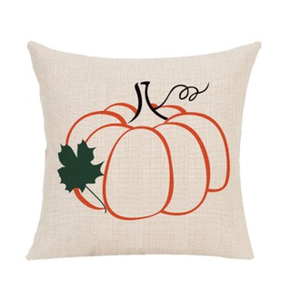 Halloween Gift Pumpkin Cushion Cover Throw Pillow Case for Sofa Home Office Deco
