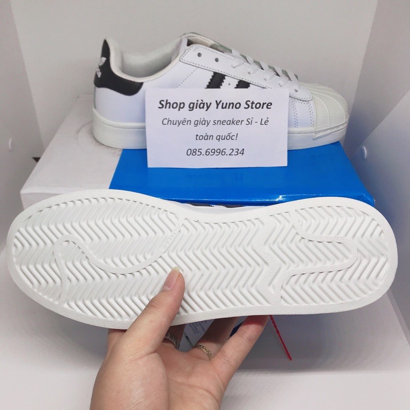 [ Hot Trend ] Giày thể thao sneaker sò trắng kẻ đen - Yuno Store | BigBuy360 - bigbuy360.vn