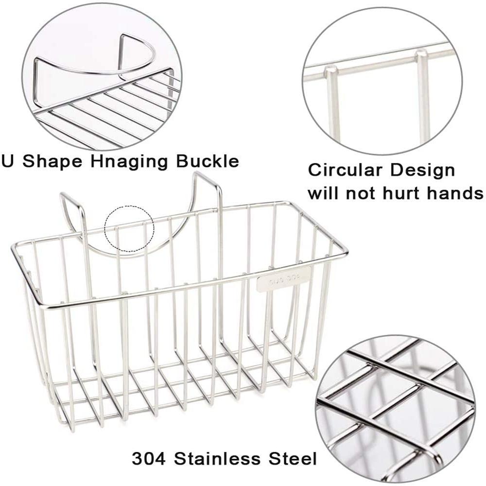 Giá Đỡ Miếng Bọt Biển Rửa Chén Bằng Thép Không Gỉ Chống Rỉ Sét