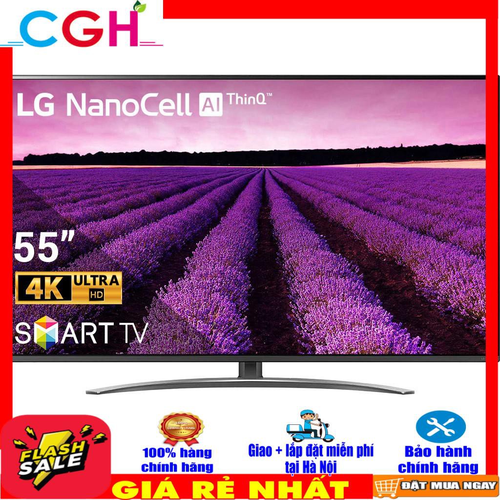 Smart Tivi LG NanoCell 4K 55 inch 55SM8100PTA (Miễn phí vận chuyển tại hà nội)