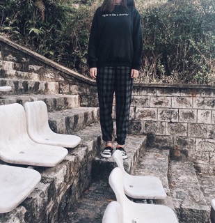 Quần Plaid Pants Unisex