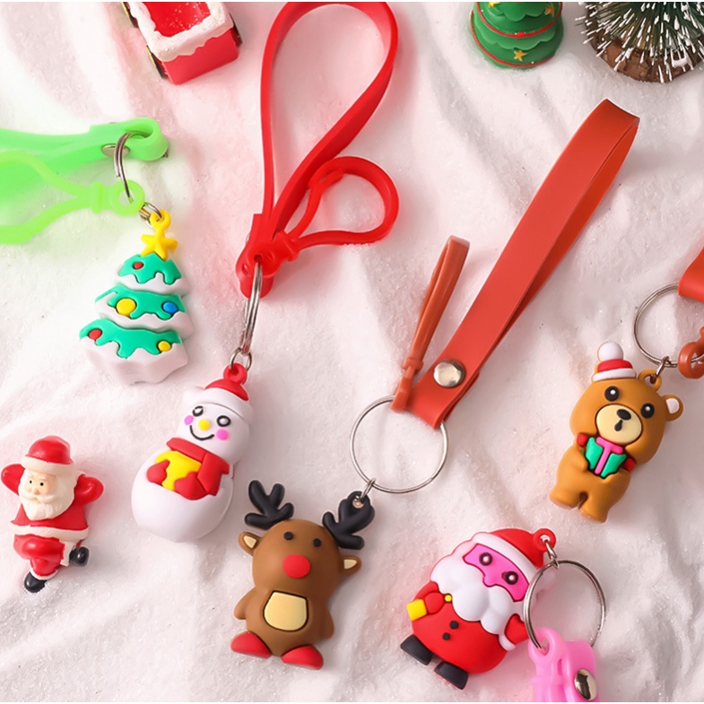 Móc khóa giáng sinh cute chủ đề Noel đẹp - quà xmas tặng người thân giá sỉ rẻ