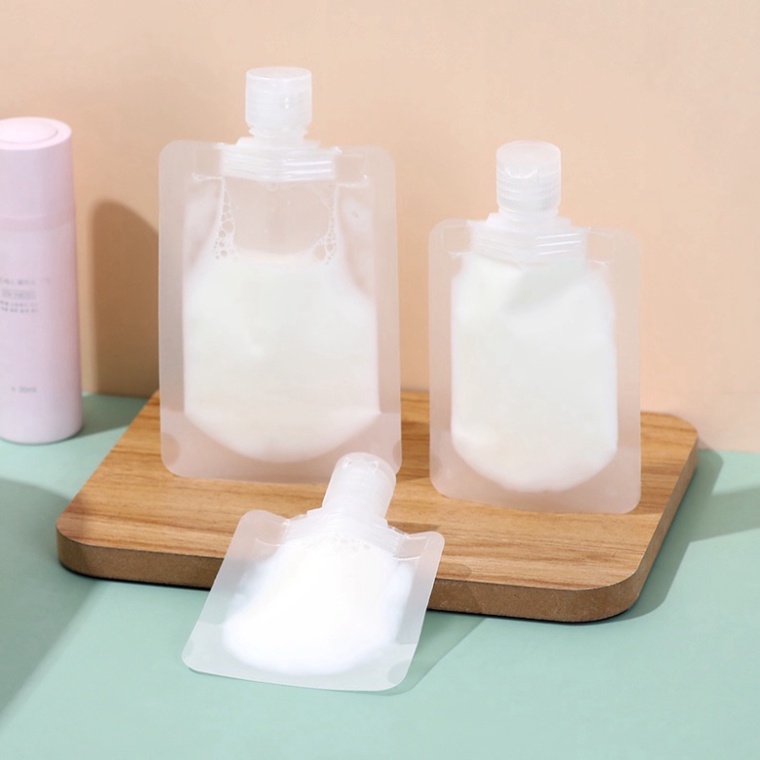 Bộ 3 bịch chiết mỹ phẩm , dầu gội dung tích 30/50/100ml có thể tái sử dụng, tiện lợi khi du lịch KABA