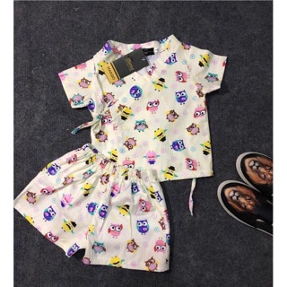 Bộ yukata thô lụa