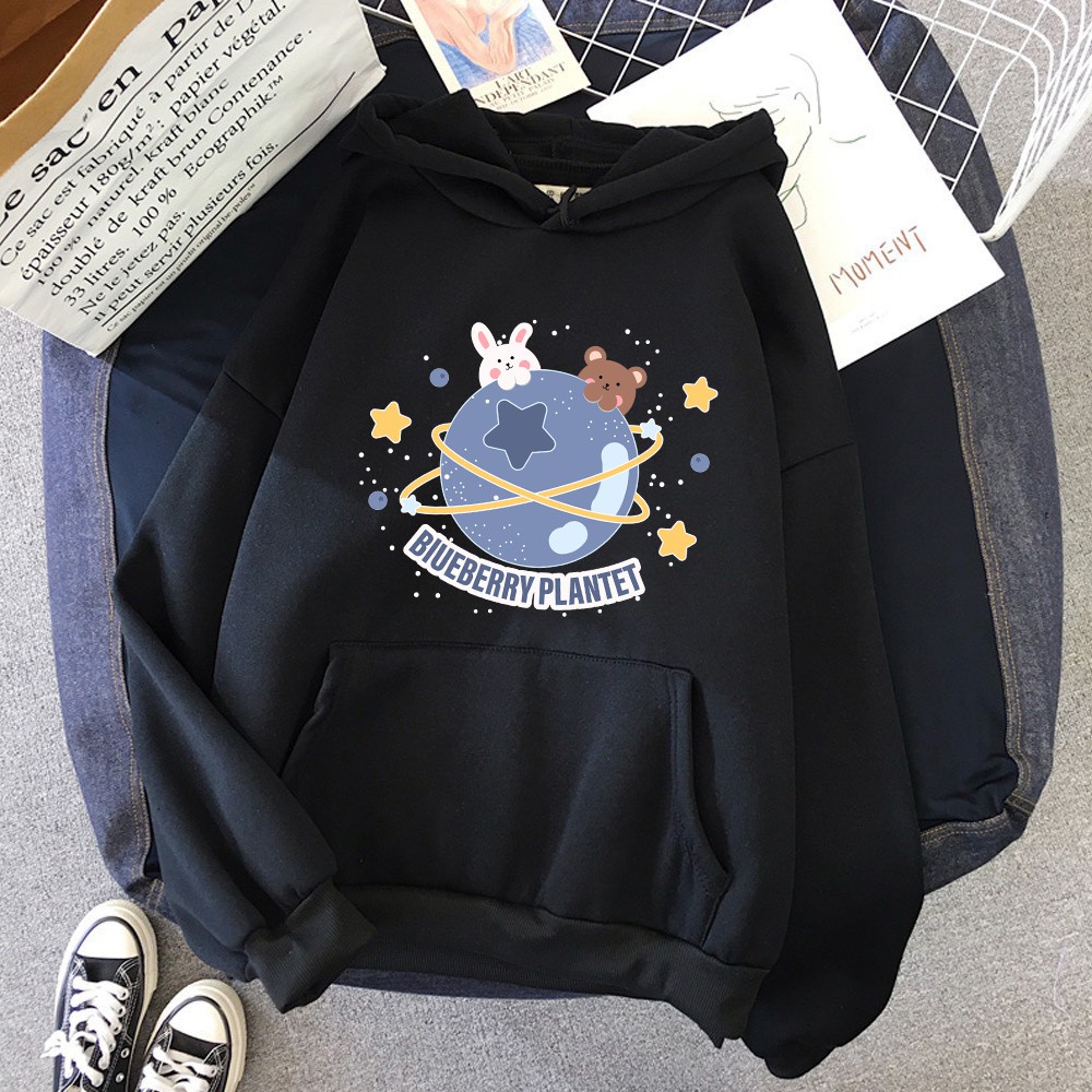 [FREESHIP]Áo khoác Hoodie BERRY SAO Chất Nỉ Bông Dày Dặn Ấm Áp Hot Trend UNISEX