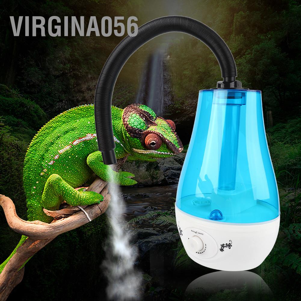 Virgina056 Công suất lớn 3L Động vật lưỡng cư Bò sát Máy tạo ẩm sương mù hơi 100-240V