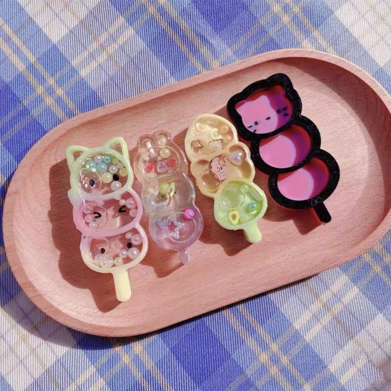 Khuôn Silicone Làm Cát Chảy Resin DIY Dễ Thương Có Thể Tái Sử Dụng