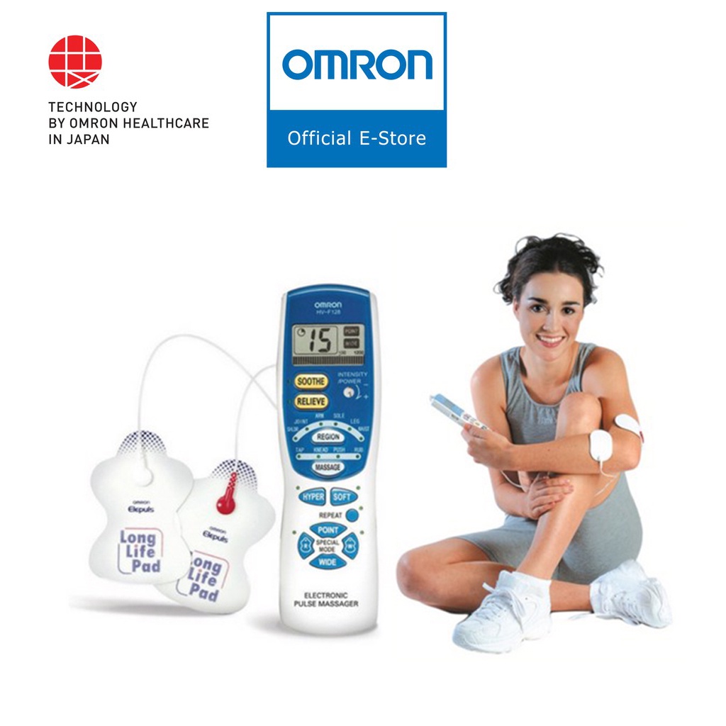 Máy Massage Xung Điện Trị Liệu Omron HV-F128 | Giảm Đau , Điều Trị Viêm Khớp - Bảo Hành 24 Tháng