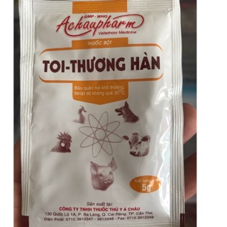 Bột đặc trị và ngừa bệnh cảm cúm, thương hàn trên chó mèo