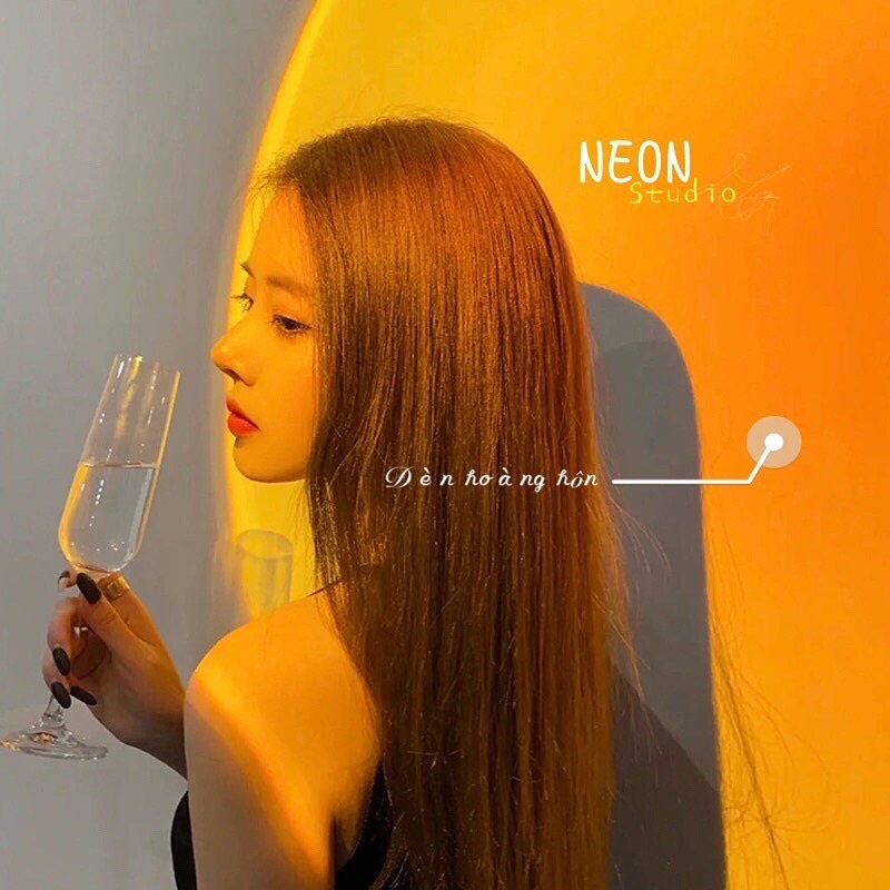 Đèn hoàng hôn RGB Có Khiển Chuyển Đổi 16 màu, đèn led sống ảo chụp ảnh quay video tiktok