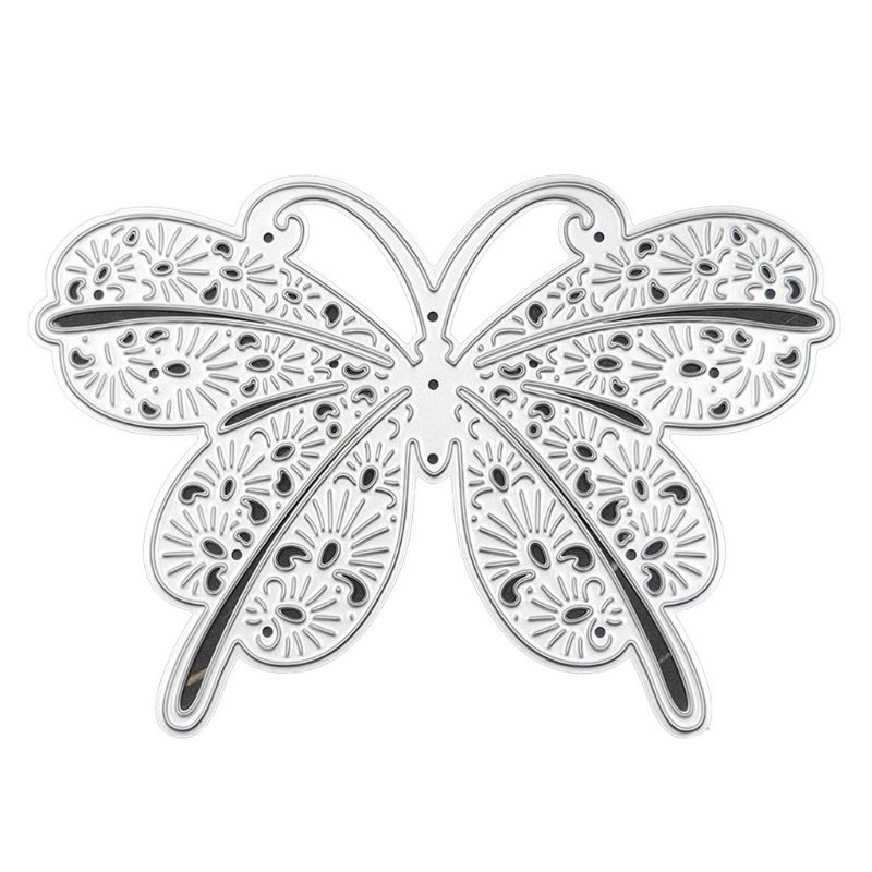 Khuôn cắt giấy kim loại hình logo Le Papillon