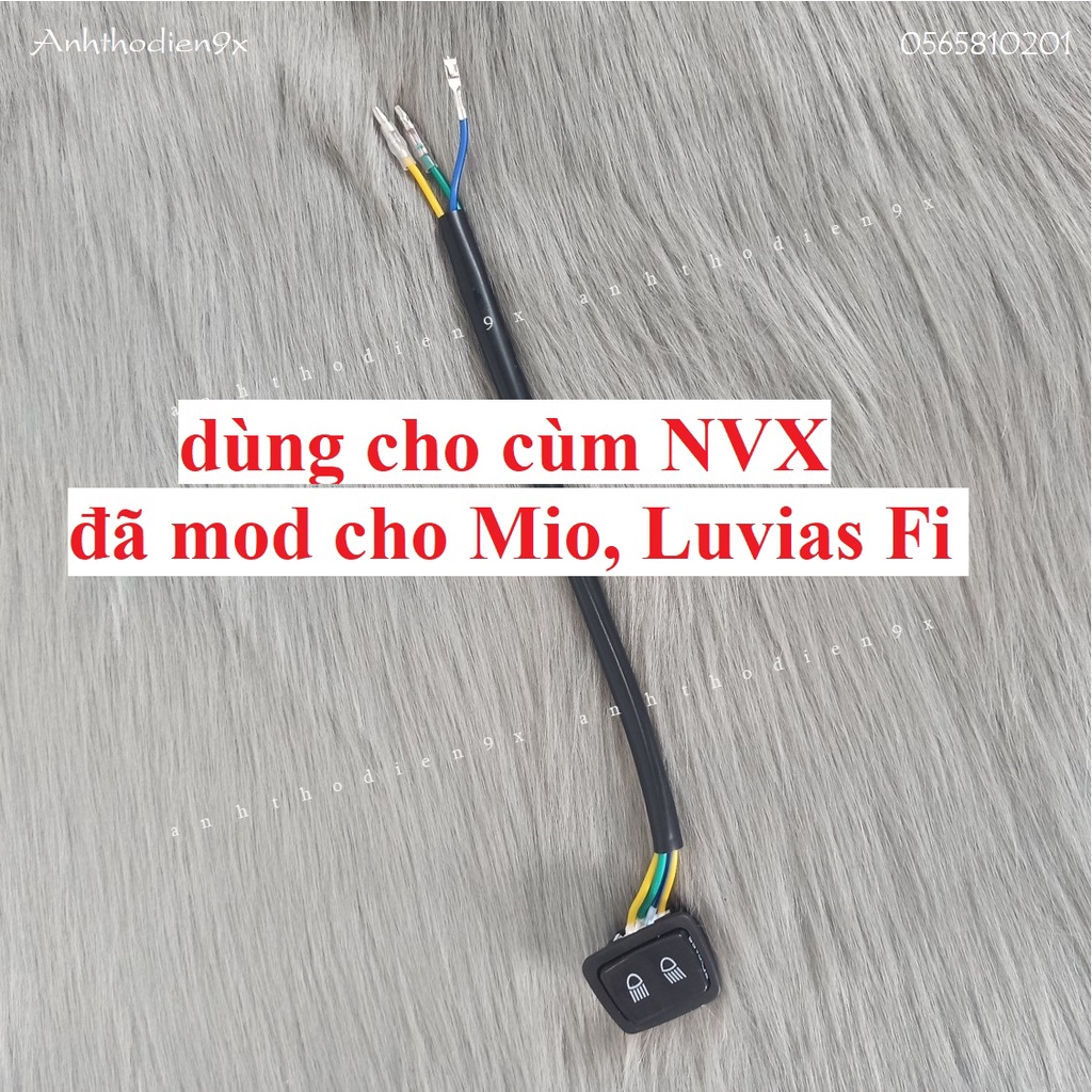 Nút Passing Gắn Như Zin Cho Cùm NVX v1, Cùm NVX Mod Ex135, Mio