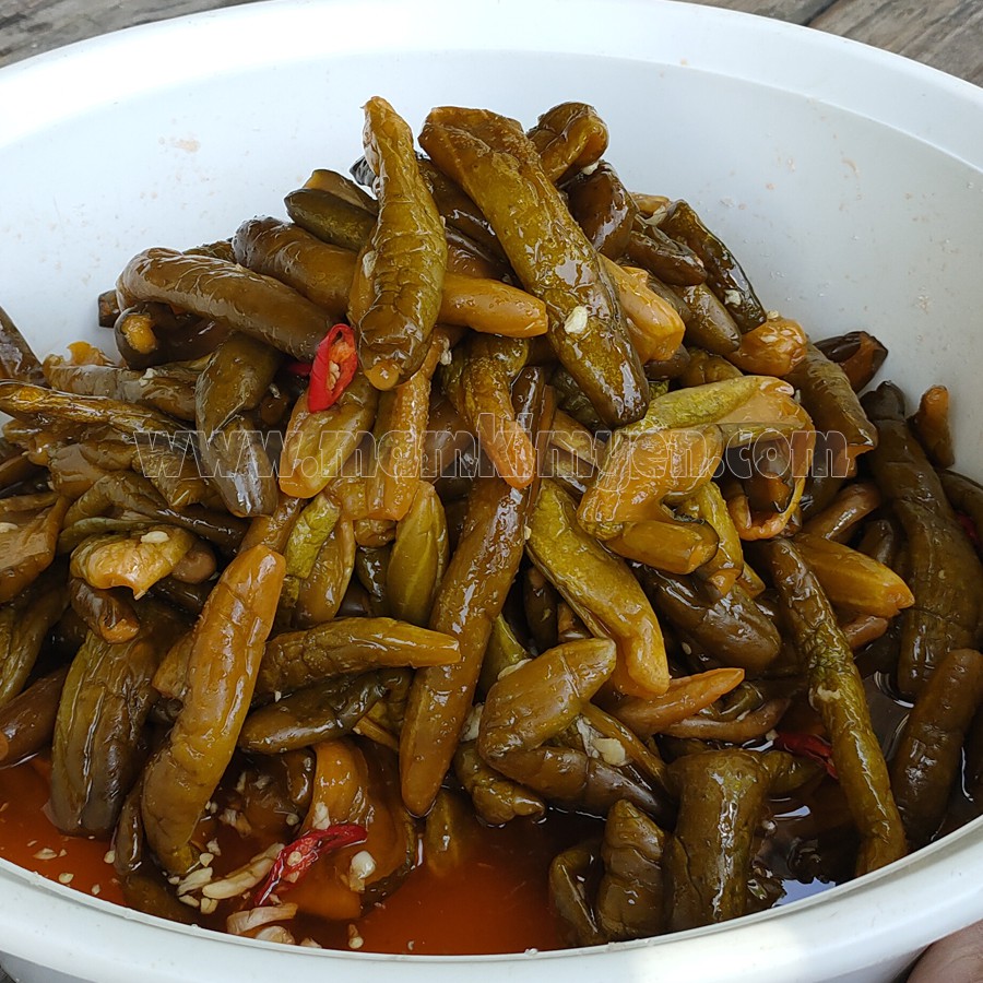 500gr Mắm Dưa Leo Miếng Chưa Trộn Của Ông Bà 5 Châu Đốc